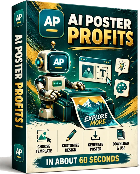 AI Poster Profits product box